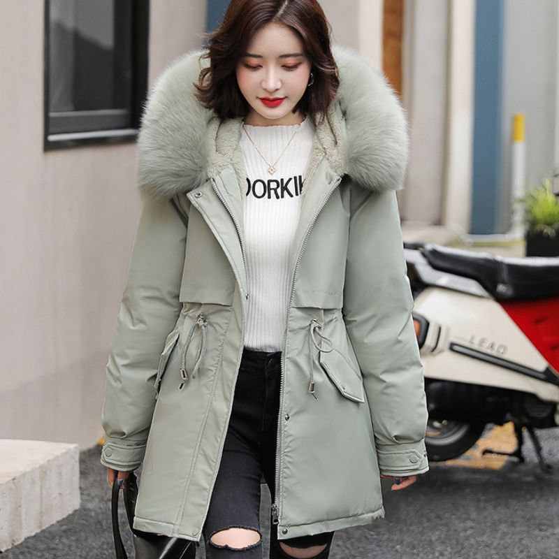 Casaco Parka Feminino Corta Vento Peluciado Flavia - Coradon