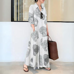 Vestido Chemise Longo Josi