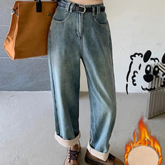 Calça Jeans Feminina Peluciada Mom - Coradon