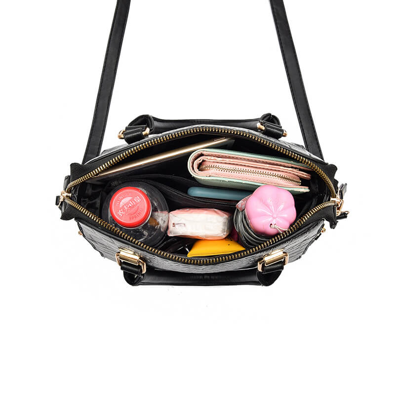 Bolsa Feminina de Couro Alligator - Coradon