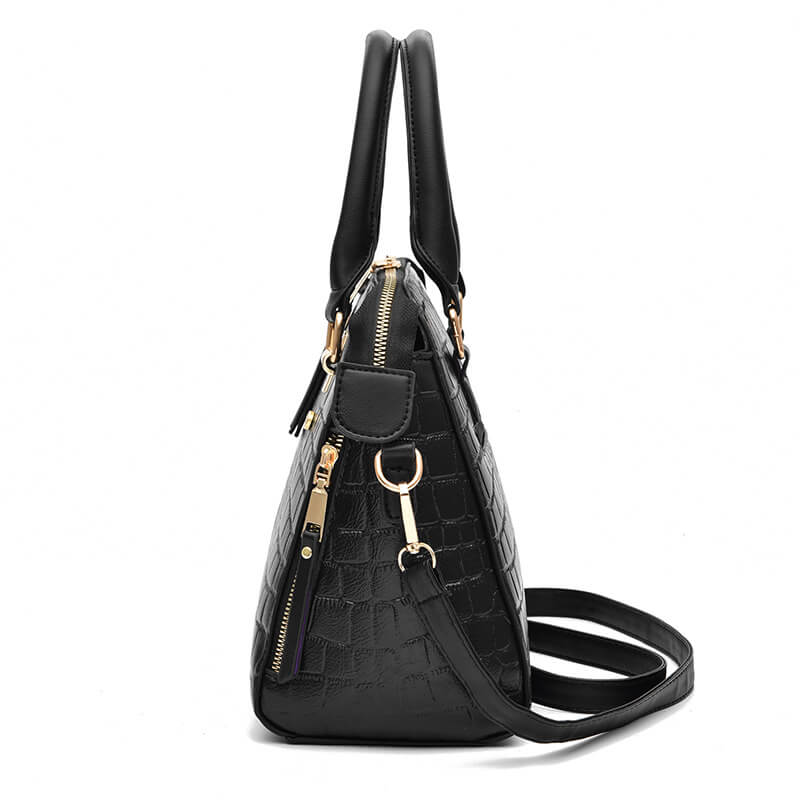 Bolsa Feminina de Couro Alligator - Coradon