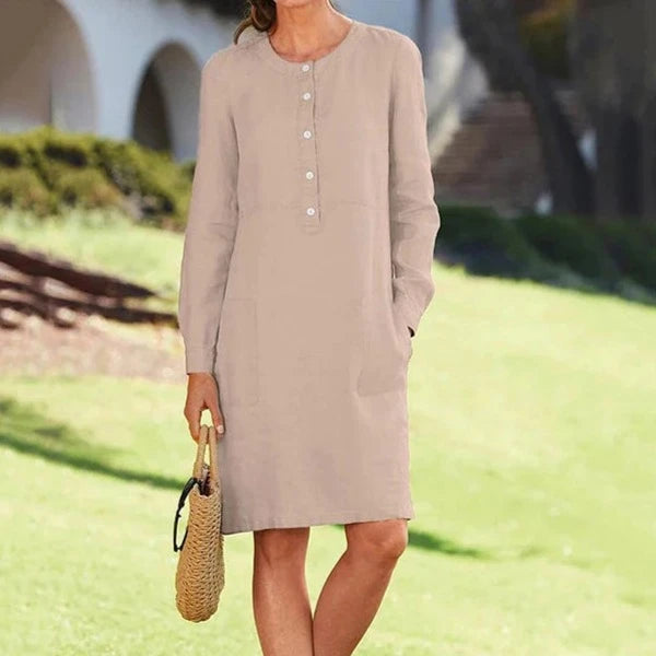 Vestido Curto Linho Jolie - Coradon