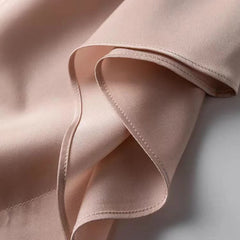 Blusa De Seda Feminina Marrom Nicole