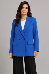 Blazer Feminino Alfaiataria Alongado Elegance