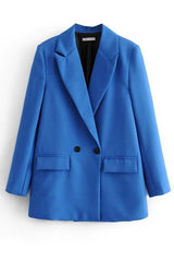Blazer Feminino Alfaiataria Alongado Elegance