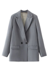 Blazer Feminino Alfaiataria Alongado Elegance