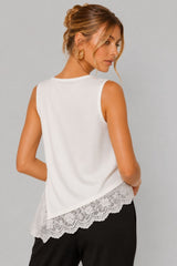 Blusa Assimétrica Renda Klea