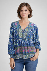 Blusa Bata Manga Longa Bufante Demi