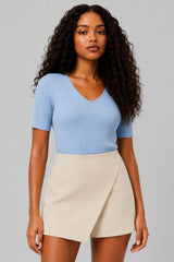 Blusa Canelada Feminina Liz