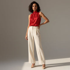 Blusa De Seda Feminina Chanel