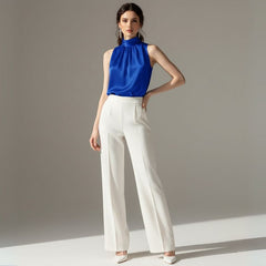 Blusa De Seda Feminina Chanel