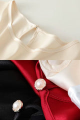 Blusa De Seda Feminina Pedrita