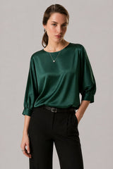 Blusa De Seda Feminina Pedrita