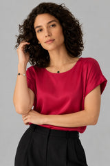 Blusa Feminina De Cetim Eliana