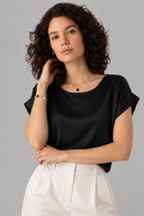 Blusa Feminina De Cetim Eliana