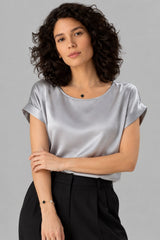 Blusa Feminina De Cetim Eliana