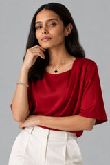 Blusa Feminina De Cetim Kloe