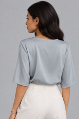 Blusa Feminina De Cetim Kloe