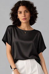 Blusa Feminina De Cetim Nicole