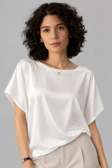 Blusa Feminina De Cetim Nicole
