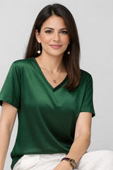 Blusa Feminina De Seda Alexa