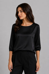 Blusa Feminina De Seda Elise