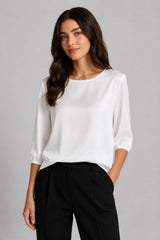 Blusa Feminina De Seda Elise