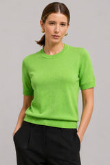 Blusa Feminina Manga Curta Tricot Modal