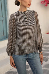 Blusa Feminina Manga Longa Angela