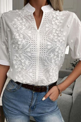 Blusa Laise Feminina Branca Sam