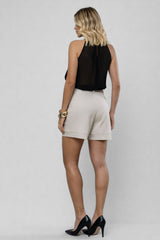 Blusa Tule Preto Feminina Herica