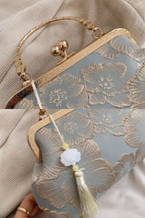 Bolsa De Mão Clutch Bordada Festa Ciny