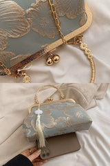 Bolsa De Mão Clutch Bordada Festa Ciny