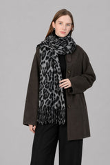 Cachecol Feminino Longo Leopard