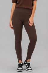Calça Legging Com Pezinho Flanelada
