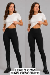 Calça Legging Flanelada