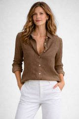 Camisa Feminina Algodão Mujer