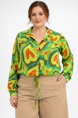 Camisa Feminina Manga Longa Cris