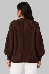 Cardigan Em Tricô Feminino Bufante Nay