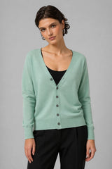 Cardigan Feminino Tricot Decote V