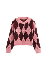 Cardigan Feminino Tricot Diamond