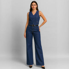 Conjunto Jeans Feminino Yumi