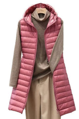 Colete Feminino Alongado Puffer Fashion