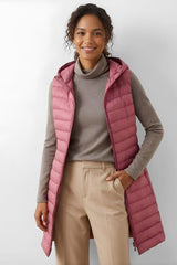 Colete Feminino Alongado Puffer Fashion
