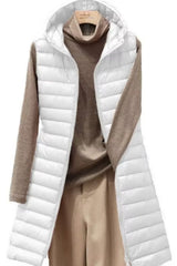 Colete Feminino Alongado Puffer Fashion