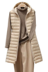 Colete Feminino Alongado Puffer Fashion