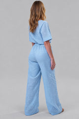 Conjunto De Linho Feminino Calça e Blusa Josi