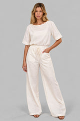 Conjunto De Linho Feminino Calça e Blusa Josi
