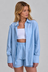 Conjunto De Linho Feminino Short e Blusa Mavi