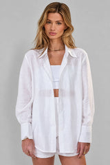 Conjunto De Linho Feminino Short e Blusa Mavi